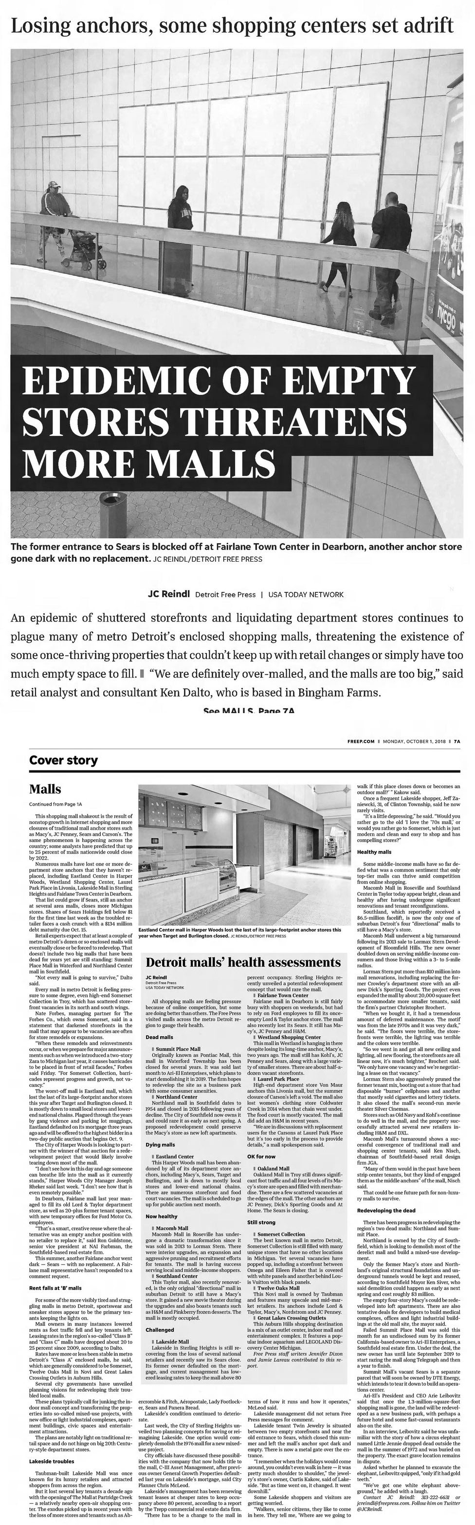 Summit Place Mall (Pontiac Mall) - Oct 1 2018 Article On Malls (newer photo)